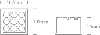Astor 22W 1760lm 3000K 38° Ra85 230V IP20 alb