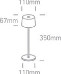 Vana TL USB 3,3W 200lm 3000K Ra80 IP65 dim maro