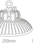 Kenny 4 LED 100W 13000lm 4000K Ra80 230V IP65 negru