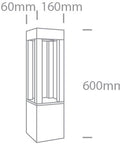 Metopi A LED 22W 1900lm 3000K Ra80 220-240V IP65 antracit