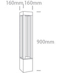 Metopi A LED 22W 1900lm 4000K Ra80 220-240V IP65 antracit
