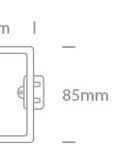 Recessed housing for LID15902