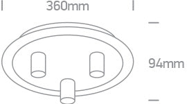 Fleves M E27 3x12W 100-240V alama