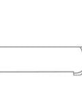 Bath-X LED 15W 1500lm 840 IP44 IK07 230V 600mm crom 60cm