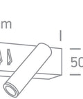 Archi R LED 9W 480lm 830 IP20 220-240V negru