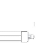 Momos LED 30W 3450lm 840 IP66 IK08 220-240V 1210mm