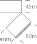 Weza CL LED 15W 1500lm 3000K CRI90 15-45° IP20 230V negru
