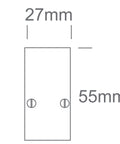 2m Profil magnetic, 48V, seria VIGO MIDI, negru