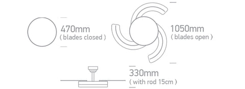 Fanlight-1 32W 3500lm 3K-4K-5,5K CRI85 Dimm IP20 230V maro