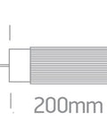 Tuby PL LED 12W 840lm 930 IP20 48VDC 38° negru