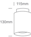 Eleganti LED 26W+2W 2600lm CRI90 3000K 60° IP20 230V alb