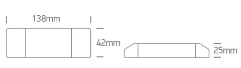 Driver LED 4,8-26W 160mA-700mA DALI/PUSH la DIM IP20 230V