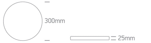 LED plat 24W 1920lm CCT CRI80 IP20 230V alb