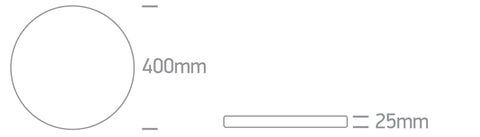 LED plat 32W 2560lm CCT CRI80 IP20 230V alb