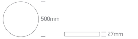 LED plat 40W 3220lm CCT CRI80 IP20 230V alb