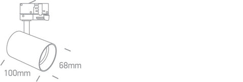 Cano-K 10W GU10 MR16 IP20 100-240V negru