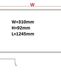 SERW LED Sport 47W,840,5680lm,IP20,230V,DALI,white