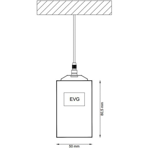 Linie 50 PL DI/IND 105W 12100lm 940 UGR19 DALI, argintiu