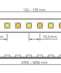 FS 115, DW, 100% MIX, 26,3W/m, 2108lm/m, 24VDC, IP44, l=5m