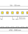 FS 115, AW, 100% MIX, 26,9W/m, 1989lm/m, 24VDC, IP44, l=5m