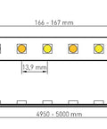FS 86, AW, 100% MIX, 19W/m, 1400lm/m, 24VDC, IP44, l=5m
