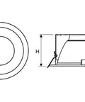 SEGON LED 26W DALI 2700lm/840 MAT IP44 70° white GEN.2