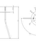 Ancore pt beton pt Avenida Pole LED