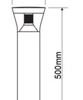 Avenida Pole LED 10W 910lm 740 IP66 IK09 500mm grafit