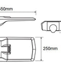 RUBINO LED 27W 3200lm/730 IP66 O7 gri