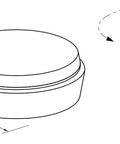 Niku LED Round 12W 600lm 3000K IP54 antracit