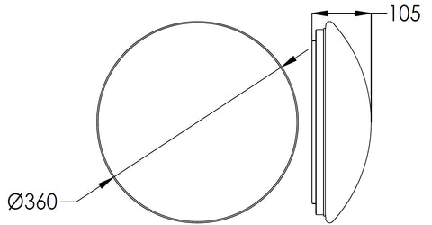 KARO II LED 18W 3000K 230V 120° 1390lm