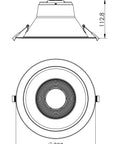 SEGON BASIC 35W Tri white 3K, 4K, 6K UGR<19, 230V 60°, EVG