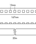 Flex Strip Xtend RGB 48VDC 10W/m 490lm/m (RGB), IP20, 20m