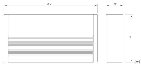 ANTONY II 7W 208lm 3000K 230V LED IP54 antracit