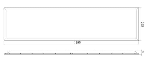 LANO BL LED 40W 840 4000lm 1000mA M1200 opal