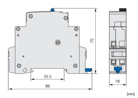 Remote switch, series Amparo, 2 NO, 24VAC