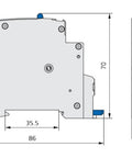 Remote switch, series Amparo, 1 NO, 24VAC