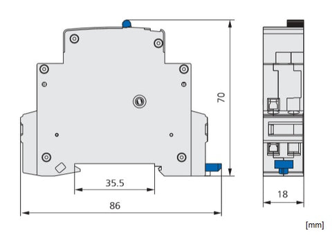Remote switch, series Amparo, 1 NO, 24VAC