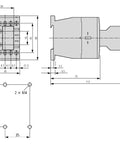 Contactor ALEA II 3kW/400V, 1 NÎ, bobina la 230Vca