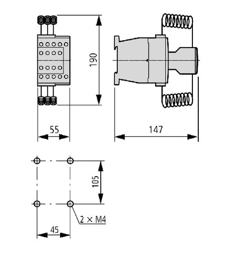 Contactor ALEA II 18,5kW/400V, 1 ND, bobina la 24Vca