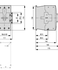 Contactor ALEA II 55kW/400V, bobina la 110Vca