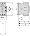 Contactor ALEA II 75kW/400V, bobina la 110Vca