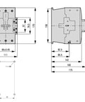 Contactor ALEA II 90kW/400V, bobina la 24Vcc