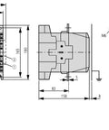 Contactor ALEA II 90kW/400V, 2 ND + 2 NÎ, bobina la 230Vca