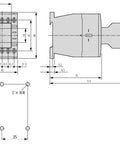Contactor ALEA II auxiliar, 4 ND, bobina la 230Vca