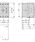 Contactor ALEA II 4 poli, 160A/AC-1, bobina la 230Vca