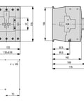 Contactor ALEA II 4 poli, 200A/AC-1, bobina la 230Vca