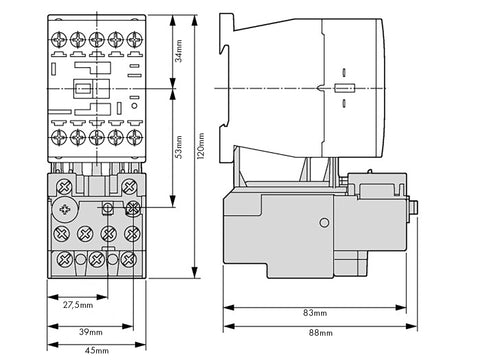 Releu termic ALEA II 0,1 - 0,16A