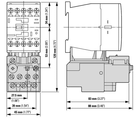 Releu termic ALEA II 1 - 1,6A