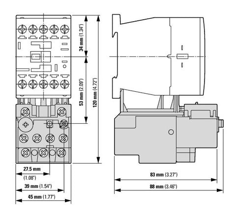 Releu termic ALEA II 1,6 - 2,4A